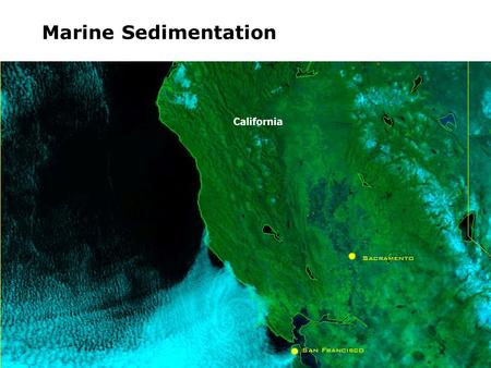 Marine Sedimentation. Streams Rivers Glaciers Landslide (Gravity)