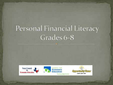 “Today’s financial world is highly complex when compared with that of a generation ago. Forty years ago, a simple understanding of how to maintain a checking.