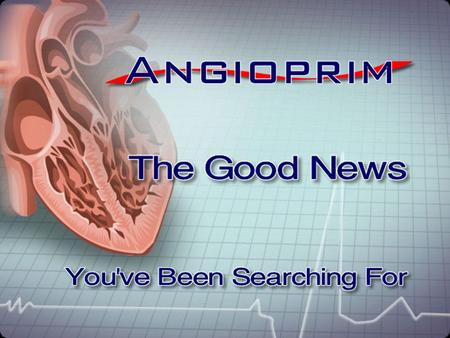 No matter what your age or health condition, amino acids play central roles both as building blocks of proteins and as intermediates in metabolism. Angioprim.