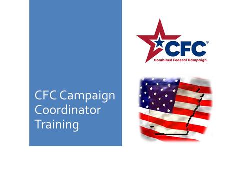 CFC Campaign Coordinator Training