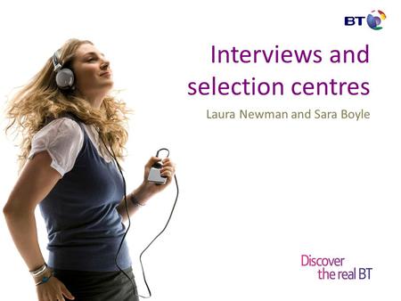 Interviews and selection centres