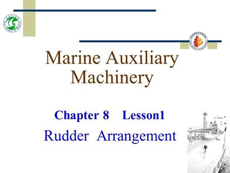 Marine Auxiliary Machinery