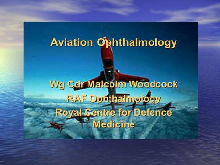 Aviation Ophthalmology