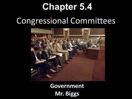 Congressional Committees