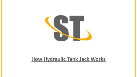 How Hydraulic Tank Jack Works. 12MT Hydraulic Tank Jacks Tank Foundation 2.