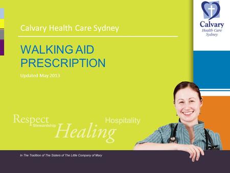 WALKING AID PRESCRIPTION