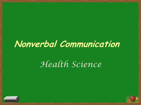 Nonverbal Communication