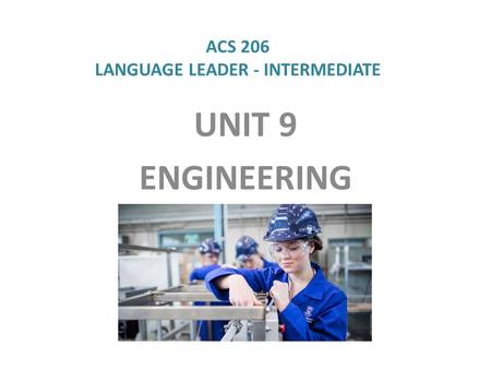 ACS 206 LANGUAGE LEADER - INTERMEDIATE