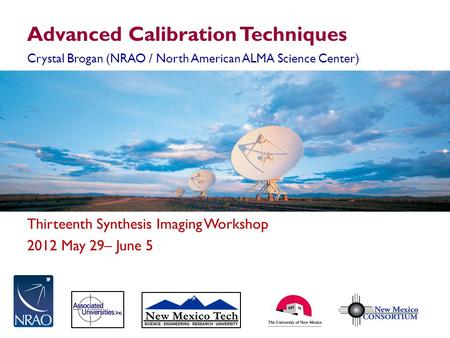 Advanced Calibration Techniques