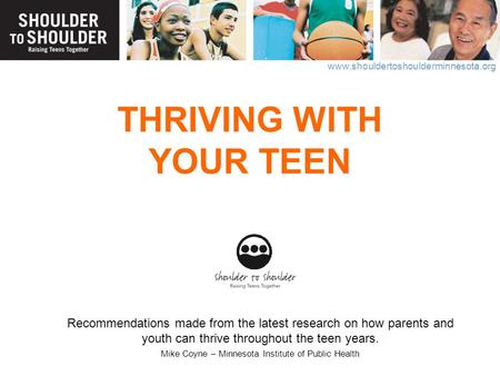 THRIVING WITH YOUR TEEN