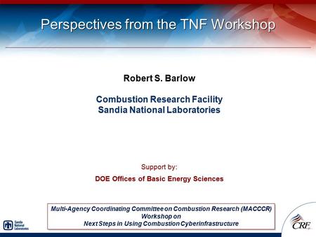 Perspectives from the TNF Workshop