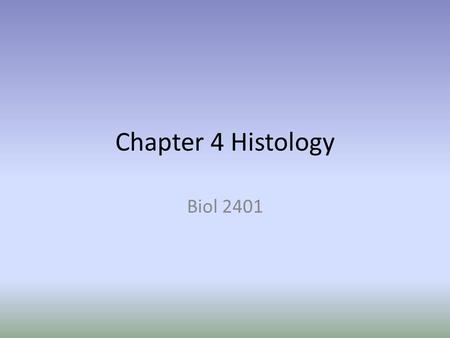 Chapter 4 Histology Biol 2401. All cells (except blood) anchored to each other or their matrix by intercellular junctions Intercellular Junctions.