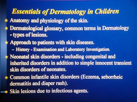 Primary lesions are de-novo lesions while secondary are either a sequence of the natural history of the disease or a modification of the.