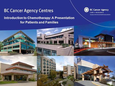 Introduction to Chemotherapy: A Presentation for Patients and Families