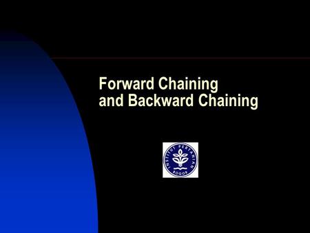 Forward Chaining and Backward Chaining. Inference Engine cycles via a match-fire procedure Knowledge Base Database Fact:A isx MatchFire Fact:B isy Rule: