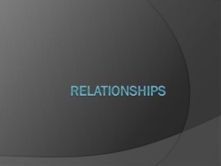 History of relationships research  Pre1960s Festinger, Schachter, & Bach, 1950  1960s-70s Newcomb, 1961 Byrne, 1961 Walster, Aronson, Abrahams, & Rottman,