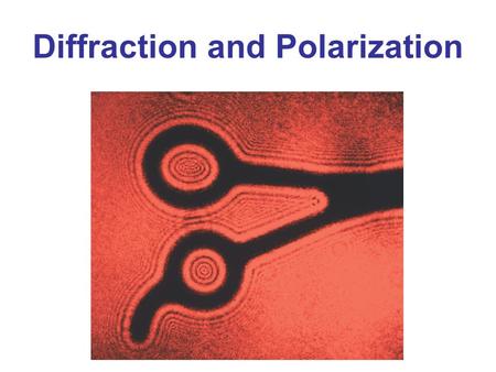 Diffraction and Polarization