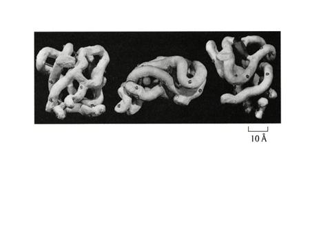 Crystals are made from very large numbers of small units: Unit cells. The unit cell may contain more than one protein. The packing of the unit cells gives.