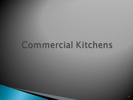 1. * Cookers * Woks * Combination ovens * Garbage disposers * Grinders * Sluice troughs * Strainers/Scrapper baskets (Appendices) 2.