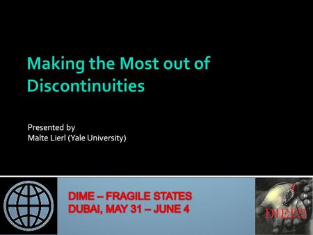 Presented by Malte Lierl (Yale University).  How do we measure program impact when random assignment is not possible ?  e.g. universal take-up  non-excludable.