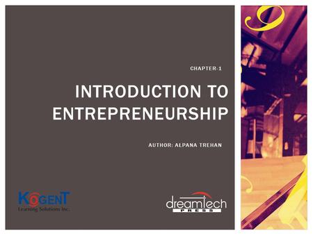 Introduction to Entrepreneurship