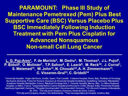 Non-small Cell Lung Cancer