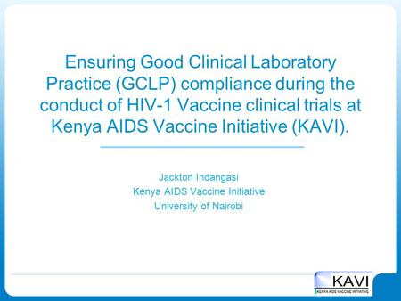 Kenya AIDS Vaccine Initiative