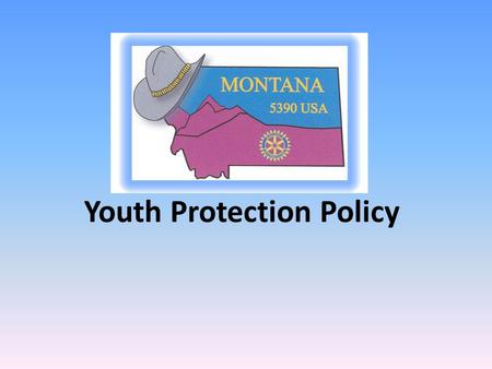 Youth Protection Policy