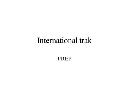 International trak PREP. PREP 2004-21 During the health supervision visit of a 3-year-old boy, his mother states that she recently was diagnosed as having.