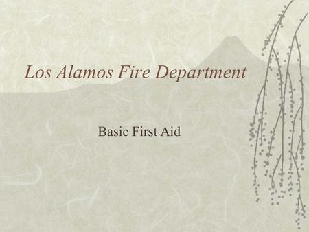 Los Alamos Fire Department