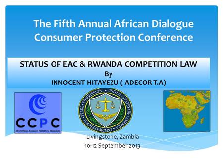 The Fifth Annual African Dialogue Consumer Protection Conference