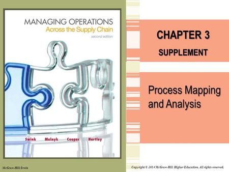 Copyright © 2014 McGraw-Hill Higher Education. All rights reserved. CHAPTER 3 SUPPLEMENT Process Mapping and Analysis McGraw-Hill/Irwin.