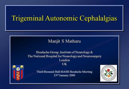 Trigeminal Autonomic Cephalalgias