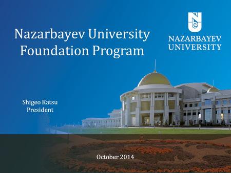 Nazarbayev University Foundation Program