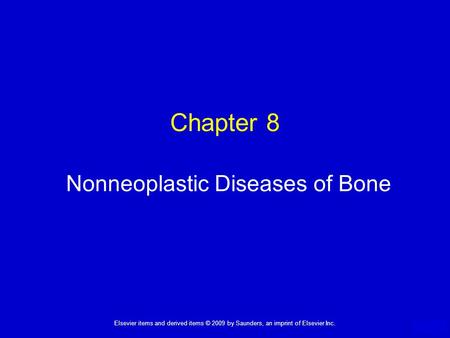 Nonneoplastic Diseases of Bone