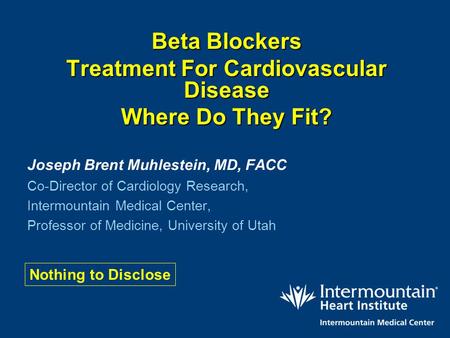 Treatment For Cardiovascular Disease