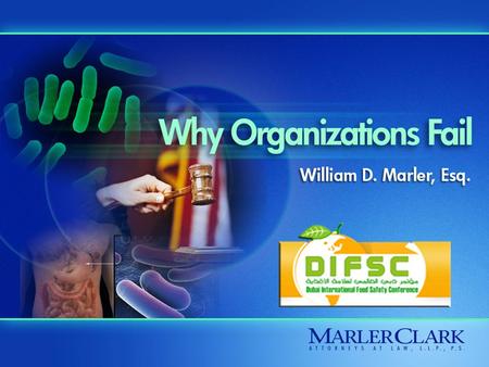 Food Production is a Risky Business  Competitive Markets  Wall Street and Stockholder Pressures for Increasing Profits  Lack of Clear Reward For.