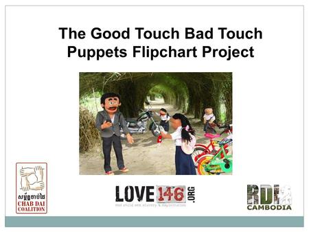 The Good Touch Bad Touch Puppets Flipchart Project