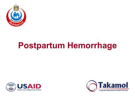 Postpartum Hemorrhage