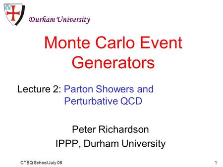 Monte Carlo Event Generators