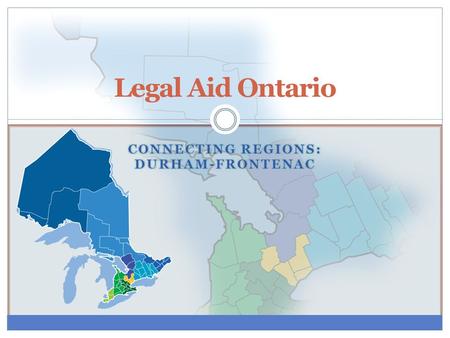 Legal Aid Ontario. About Legal Aid Ontario LAO’s mandate is to promote access to justice throughout Ontario for low-income individuals by means of providing.