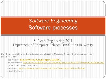 Based on presentation by Mira Balaban Department of Computer Science Ben-Gurion university Based on slides of: Igor Potapov :