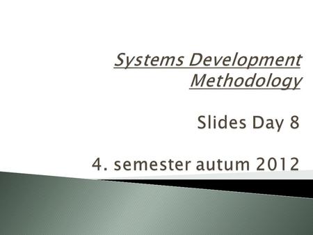  © Ian Sommerville A software process model is an abstract representation of a process. It presents a description of a process from some particular perspective.