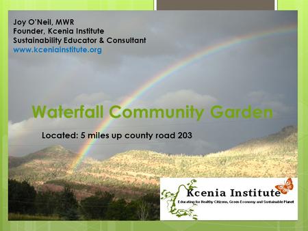 Waterfall Community Garden