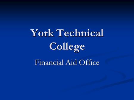 York Technical College