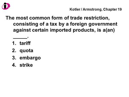 Kotler / Armstrong, Chapter 19