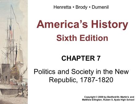 America’s History Sixth Edition