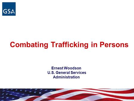 Combating Trafficking in Persons