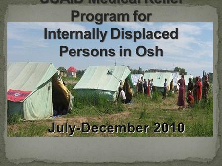 July-December 2010. Kyrgyzstan has been in turmoil since the overthrow of then-President Bakiyev on April 6, 2010. In early June, brutal violence and.