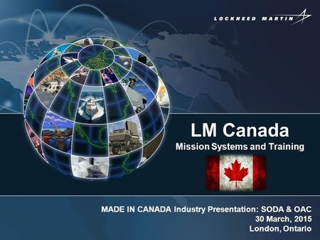 LM Canada Mission Systems and Training